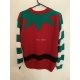 Pulse Red Santa Elf Christmas Jumper Womens