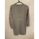 Atmosphere Grey Candy Heart Christmas Jumper Womens Uk Size 10