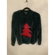 Primark Green Soft Christmas Jumper Womens Uk Size 10/12