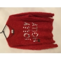 George Red Jolly Holly Christmas Jumper Womens UK Size L