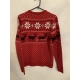 Soul Star Clothing Red Reindeer Christmas Jumper Mens Uk Size M