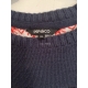 Pep & Co Blue Stuck Santa Christmas Jumper Mens Uk Size XL