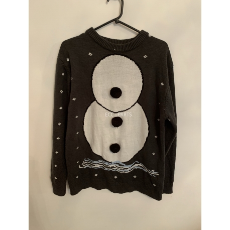 Cargoquay Grey Snowman Christmas Jumper Mens Uk Size L