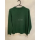 Deadly Christmas Jumper Green Jesus and Father Christmas Jumper Mens Uk Size M