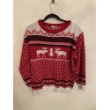 Catch 22 Red Festive Christmas Jumper Mens Uk Size M