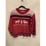 Catch 22 Red Festive Christmas Jumper Mens Uk Size M