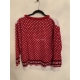 Catch 22 Red Festive Christmas Jumper Mens Uk Size M