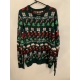 Star Clothing Green Festive Christmas Jumper Mens Uk Size XL