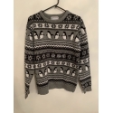 Primark Grey Festive Penguin Christmas Jumper Mens Uk Size M