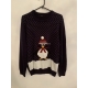 George Blue Penguin Christmas Jumper Mens Uk Size M