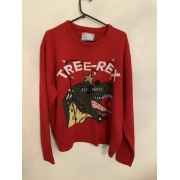 Spirit of Christmas Red Tree-Rex Christmas Jumper Mens Uk Size XXL