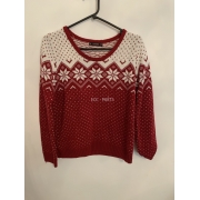 Dunnes Red Festive Christmas Jumper Womens Uk Size 14