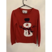 Atmosphere Red Snowman Christmas Jumper Womens Uk Size 12