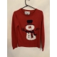 Atmosphere Red Snowman Christmas Jumper Womens Uk Size 12