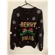 Atmosphere Black Merry Xmas Jumper Womens Uk Size 14