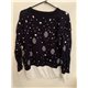 Boo Hoo Blue Reindeer Christmas Jumper Womens See Description for Sizes