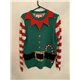 F&F Green Elf Chrismtas Jumper Womens Uk Size S