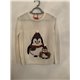 Atmosphere Cream Penguin Christmas Jumper Womens Uk Size 12