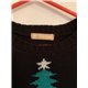 Avenue Black Christmas Trees Christmas Jumper Womens Uk Size M