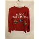 Atmosphere Red Nice Baubles Christmas Jumper Womens Uk Size 10