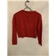 Atmosphere Red Snowman Cropped Womens Christmas Jumper Uk Size 10