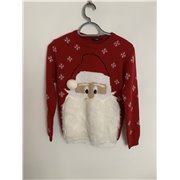 George Red Father Christmas Jumper Boys 12/13 Years