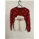 George Red Father Christmas Jumper Boys 12/13 Years