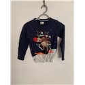 Next Blue Reindeer Ski Christmas Jumper Boys 7 Years 