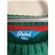 Rebel Green Reindeer Christmas Jumper Boys 7/8 Years