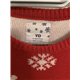 YD Red Reindeer Bambi Christmas Jumper Girls 11/12 Years