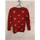 YD Red Reindeer Bambi Christmas Jumper Girls 11/12 Years