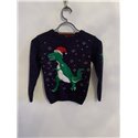 Tu Blue T-Rex Merry Rexmas Christmas Jumper Boys 7 Years