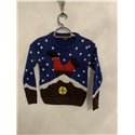Rebel Blue Stuck Santa Christmas Jumper Boys 8/9 Years
