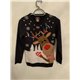 F&F Blue Reindeer Christmas Jumper Boys 10/11 Years