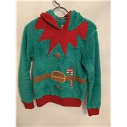 Atmosphere Green Elf Christmas Jumper With Hood Womens Uk Size 12