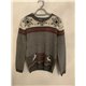 Star Clothing Grey Festive Christmas Jumper Womens Uk Size 12