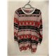 Next Multicoloured Festive long Womens Christmas Jumper Uk Size 12