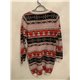 Next Multicoloured Festive long Womens Christmas Jumper Uk Size 12