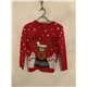 Primark Red Reindeer Christmas Jumper Boys Uk Size 10/11 Years 