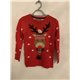 Yd Reindeer Red Christmas Jumper Girls 10/11 Years