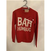 Cedar Wood State Red Bar Humbug Christmas Jumper Mens Uk Size S