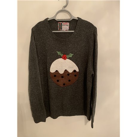 Christmas pudding jumper mens sale