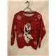 Olaf Red Christmas Jumper Mens Uk Size M/L