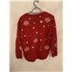 Olaf Red Christmas Jumper Mens Uk Size M/L