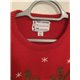 Primark Mens Red Reindeer Christmas Jumper Mens Uk Size L