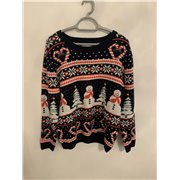 Atmosphere Blue Festive Jumper Mens Uk Size M