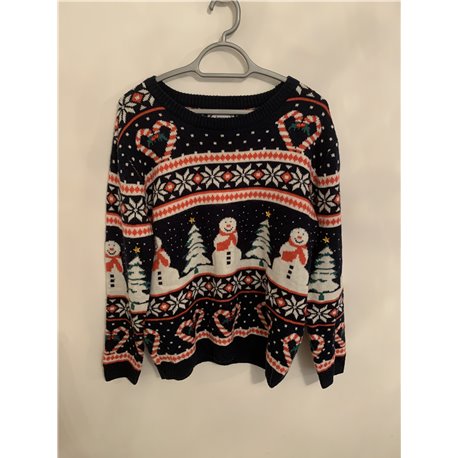 Atmosphere Blue Festive Jumper Mens Uk Size M