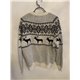 Next White Festive Reindeer Christmas Jumper Mens Uk Size XL