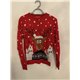 Primark Red Reindeer Christmas Jumper Uk Size XS