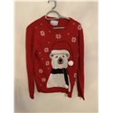 Cedar Wood State Red Polar Bear Christmas Jumper Mens Uk Size M